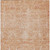 5' X 8' Salmon And Terra Cotta Damask Washable Indoor Outdoor Area Rug