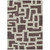 5' X 8' Brown And Beige Abstract Washable Indoor Outdoor Area Rug Transitional Style - Brown, Beige Color