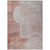 3' X 5' Salmon And Beige Geometric Washable Indoor Outdoor Area Rug - Salmon, Beige