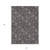 5' X 8' Taupe And Beige Floral Washable Indoor Outdoor Area Rug