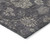 5' X 8' Taupe And Beige Floral Washable Indoor Outdoor Area Rug