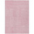 3' X 5' Pink And Ivory Geometric Washable Indoor Outdoor Area Rug Transitional Style - Pink, Ivory Color