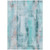 3' X 5' Teal Washable Non Skid Indoor Outdoor Area Rug