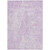 5' X 8' Purple And Ivory Geometric Washable Indoor Outdoor Area Rug