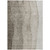 3' X 5' Taupe Brown And Ivory Ombre Washable Indoor Outdoor Area Rug