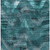 5' X 8' Teal Blue Aqua And Gray Abstract Washable Indoor Outdoor Area Rug Transitional Style - Teal Blue, Aqua, Gray Color