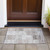 2' X 3' Taupe Patchwork Washable Indoor Outdoor Area Rug