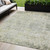 5' X 8' Sage Charcoal And Ivory Abstract Washable Indoor Outdoor Area Rug
