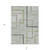 3' X 5' Green And Charcoal Geometric Washable Indoor Outdoor Area Rug