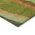 3' X 5' Green Beige And Copper Abstract Washable Indoor Outdoor Area Rug