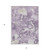 5' X 8' Lavender And Lilac Abstract Washable Indoor Outdoor Area Rug