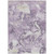 5' X 8' Lavender And Lilac Abstract Washable Indoor Outdoor Area Rug