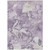 5' X 8' Lavender And Lilac Abstract Washable Indoor Outdoor Area Rug