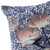 Set of Two 16" X 16" Blue and Gray Butterfly Blown Seam Floral Indoor Outdoor Throw Pillow - 606114836117