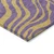 5' X 8' Purple And Copper Animal Print Washable Indoor Outdoor Area Rug
