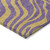 5' X 8' Purple And Copper Animal Print Washable Indoor Outdoor Area Rug