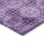 2' X 3' Eggplant Floral Medallion Washable Non Skid Indoor Outdoor Area Rug