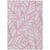 3' X 5' Pink And Beige Floral Washable Indoor Outdoor Area Rug