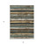 5' X 8' Brown Beige And Green Striped Washable Indoor Outdoor Area Rug