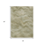 3' X 5' Sage And Ivory Abstract Washable Indoor Outdoor Area Rug
