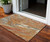 3' X 5' Brown Beige And Gray Abstract Washable Indoor Outdoor Area Rug - 608219153854