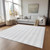 3' X 5' Ivory Striped Washable Indoor Outdoor Area Rug