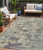 5' X 8' Sage Gray And Plum Abstract Washable Indoor Outdoor Area Rug