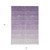 5' X 8' Purple And Lavender Ombre Washable Indoor Outdoor Area Rug - Purple, Lavender