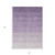 5' X 8' Purple And Lavender Ombre Washable Indoor Outdoor Area Rug