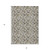 3' X 5' Taupe Beige And Tan Geometric Washable Indoor Outdoor Area Rug