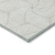 5' X 8' Ivory And Taupe Geometric Washable Indoor Outdoor Area Rug