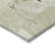 5' X 8' Ivory Gray And Gold Abstract Washable Indoor Outdoor Area Rug - 606114982678