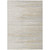 5' X 8' Linen Gray And Beige Striped Washable Indoor Outdoor Area Rug