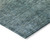3' X 5' Blue Gold And Green Abstract Washable Indoor Outdoor Area Rug