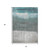 3' X 5' Teal Blue And Gray Abstract Washable Indoor Outdoor Area Rug - Teal Blue, Gray