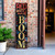 36" Red White And Blue July Fourth Wood Welcome Reversible Porch Sign