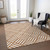 5' X 8' Orange And Ivory Geometric Washable Indoor Outdoor Area Rug - Orange, Ivory