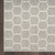 8' Gray And Ivory Geometric Indoor Outdoor Runner Rug