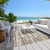 3' X 5' Ivory And Beige Striped Washable Indoor Outdoor Area Rug Transitional Style - Ivory, Beige Color