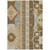 5' X 8' Brown Beige And Ivory Aztec Washable Indoor Outdoor Area Rug