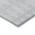 5' X 8' Pewter And Silver Geometric Washable Indoor Outdoor Area Rug