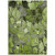5' X 8' Fern Green and Gray Abstract Washable Indoor Outdoor Area Rug