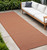 12' Terracotta Indoor Outdoor Area Rug