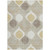 3' X 5' Beige Taupe And Ivory Ogee Washable Indoor Outdoor Area Rug