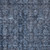 3' X 5' Blue And Black Damask Washable Indoor Outdoor Area Rug