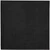 7' Black Square Indoor Outdoor Area Rug
