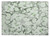 2' X 3' Artichoke Green Floral Washable Non Skid Indoor Outdoor Area Rug