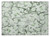 2' X 3' Artichoke Green Floral Washable Non Skid Indoor Outdoor Area Rug