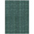 5' X 8' Teal Blue Aqua And Mint Green Striped Washable Indoor Outdoor Area Rug
