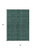 5' X 8' Teal Blue Aqua And Mint Green Striped Washable Indoor Outdoor Area Rug